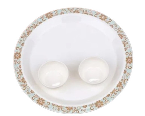 Big Border Plastic Plate