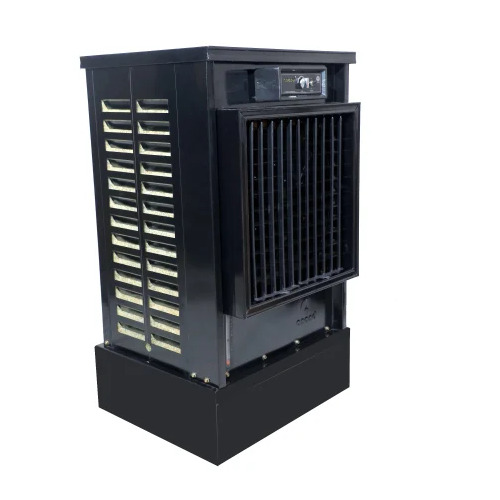 Desert Air Cooler - Galvanized Iron, 18 Inch Diameter, Black | 200W Electric, Corrosion Resistant, Floor Standing, Ideal for Home, Factory, School, Cafe