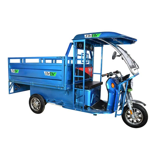 E Rickshaw Loader - 600 Kg Payload, 110 Km Range, 30 Km/h Max Speed | New Electric Cart with Lead Acid Battery, 10 Hour Charging Time