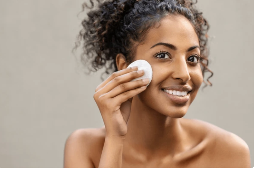 Exfoliating toning pads for smooth soft skin