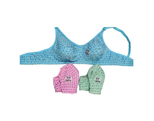 Hosiery Bra - Non-padded, Available In Many Different Colors, Sizes 28-42 | Breathable, Skin-friendly, Easy To Wash, Fade-resistant, Regular Fit, Plunge Neck, Sleeveless Design