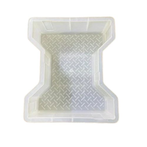 I Shape Plastic Paver Mould - 60MM Thickness, Transparent Color, 135 GMS Weight | Durable 2 Years Mould Life