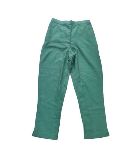 Ladies Plain Pants - Color: Green