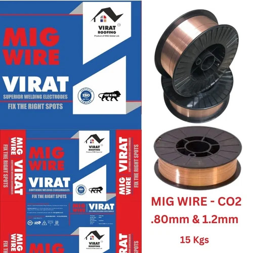 Co2 MIG Welding Wire - VIRAT Grade, New Usage for Manufacturing Industry, Durable Quality