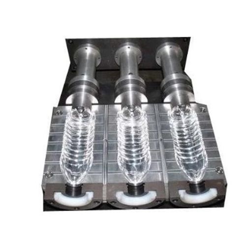 Aluminum PET Bottle Mould - 4 L Capacity, 1 Cavity Design, Silver Finish | Industrial Use