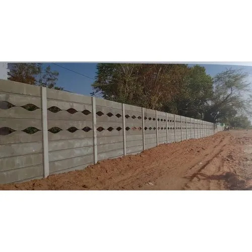 RCC Agricultural Land Compound Wall - 6-10 Feet Height, 2 Inch Thickness | Strong, Durable, Easy to Assemble