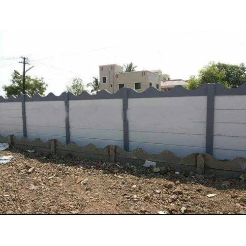RCC Precast Compound Wall - 2 Inch Thickness, 6-10 Feet Height | Strong, Durable, Easy to Assemble, Customized Panel Build