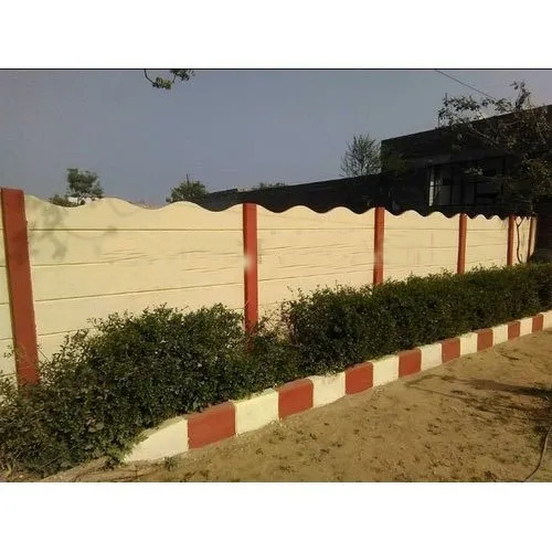 RCC Readymade Boundary Wall - 2 Inch Thickness, 6-10 Feet Height | Strong, Durable, Easy to Assemble for Home, Factory, Office, Solar Plant