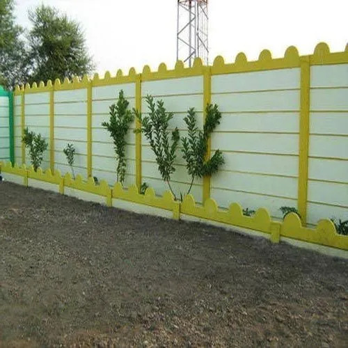 RCC Residential Compound Wall - 2 Inch Thickness, 6-10 Feet Height | Strong, Durable, Easy to Assemble, Painted Surface