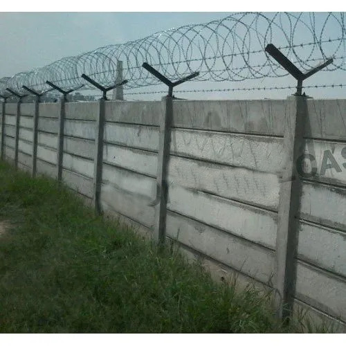 RCC Security Fence - 2 Inch Thickness, 6-10 Feet Height | Strong, Durable, Easy to Assemble for Home, Factory, Work Site, Solar Plant, Office Boundary Wall