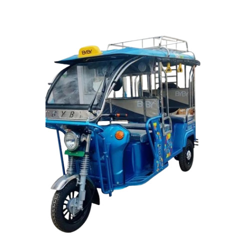 Electric Rickshaw - MS Open Body, Fiber Roof, 1000 W Motor | 6 Seater, 30 km/h Top Speed, 60-75 KM Range, 8 Hour Charge