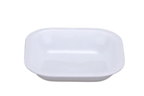 Urmi Plastic Platter - Plastic, All Size, Plain White | Durable Design for Home Use