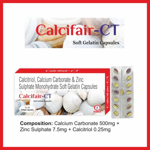 Calcitriol Calcium Carbonate Zinc Soft Gel Capsules