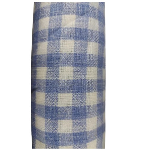Checked Cotton Shirting Fabric - 44 Inches Wide, Multicolor Woven | Soft, Breathable, Lightweight, Easy to Sew, Fade-Resistant, Moisture-Absorbent
