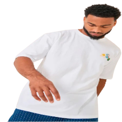 Cotton Men T-Shirt - Lightweight and Breathable 100% Pure Cotton O-Neck Design Short Sleeves Available in Sizes S M L XL Plain White Color