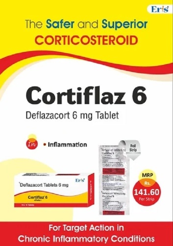 Deflazacort - 6 Mg Tablets | Prescription Required, Ideal for Hospital and Clinic Use