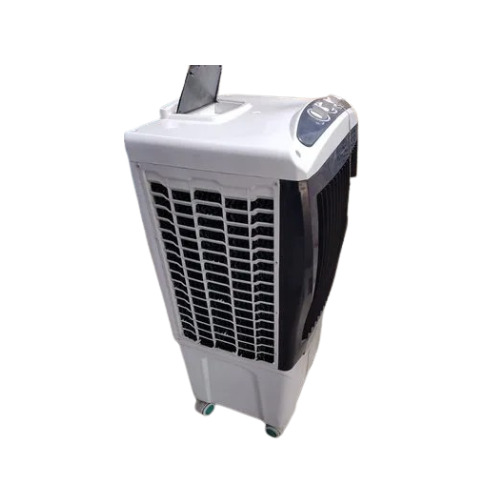 Desert Air Cooler - 70L Hybrid Pad Cooling, 50ft Air Throw Coverage | Black, Green, White, Floor Standing, Manual Cleaning