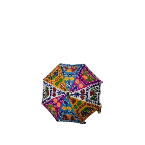 Elephant Embroidered Rajasthani Umbrella