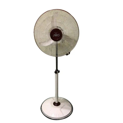 JMD Pedestal Fan - Metal Body, 3 Blades, 4 Speed Settings | Quiet Operation, Portable Design, Easy to Assemble and Clean