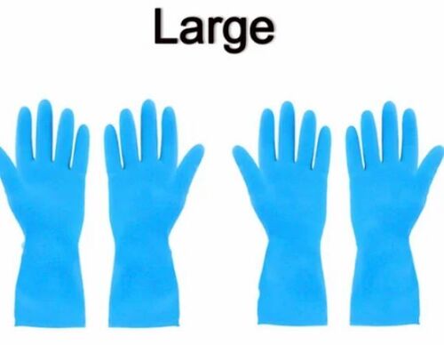 Large Blue Gloves For Washing Utensils