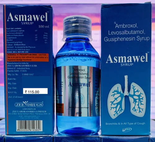 Levosalbutamol Ambroxol Guaiphenesin Syrup - Physical Form: Liquid