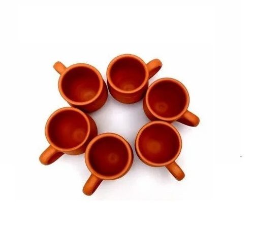 Plain Clay Tea Cup Set