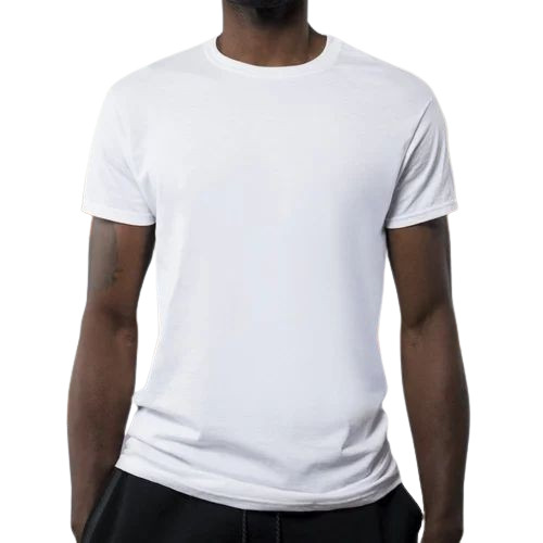 Cotton T-Shirt - Light Weight, Breathable Quality, 100% Pure Fabric | O-Neck, Short Sleeves, Plain Design, Sizes S-M-L-XL, Ideal for Adults, Classic White