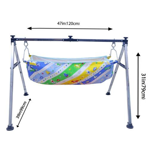 Baby Fully Folding Cradles - Material: Stainless Steel