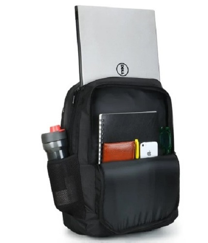 Black Leather Office Bag - Various Sizes, Zipper Closure | Easy to Clean, Spacious, Portable, True Value for Money