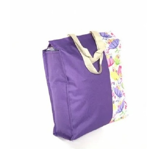 Blue And White Polyester Complimentary Shopping Bags - Spacious Design, Various Sizes Available , Easy to Carry and Perfect for Gifting