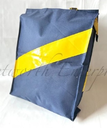 Blue And Yellow Complimentary Shopping Bags - Lightweight, Spacious, Various Sizes Available | Zipper Closure, New Only, Timely Delivery