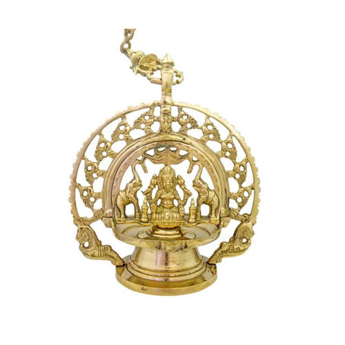 Brass Laxmi Idol Hanging Diya