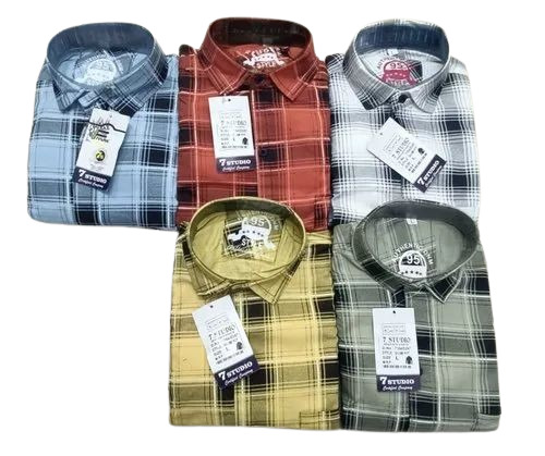 Full Sleeve Shirt - Cotton, Size S, M, L, XL | Multicolor, Breathable, Light Weight, 100% Purity, Printed Pattern