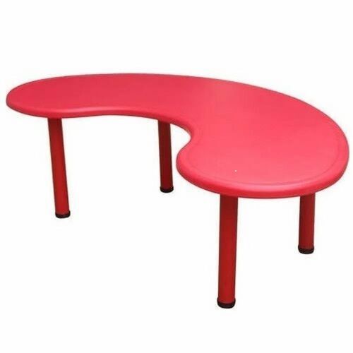 Kid Plastic Red Moon Table