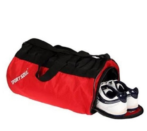 Nylon Travel Duffle Bag - Nylon Various Sizes Available Red and Black | Easy to Carry Lightweight Spacious Design for Travel Needs