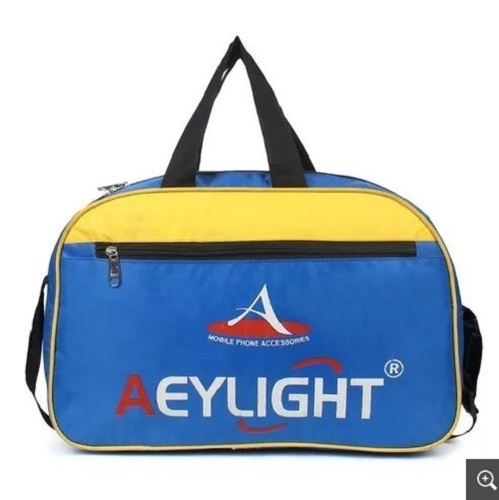 Polyester Dual Color Travel Duffle Bag - Spacious Design Available in Various Sizes & Colors | Ideal for Heavy Luggage & Gifting