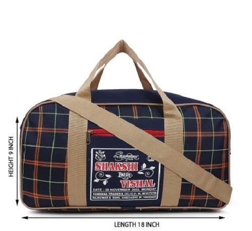 Polyester Unisex Travel Duffle Bag