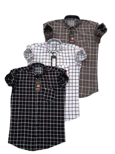 mens check shirts
