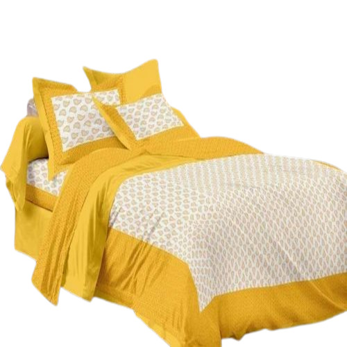 Soft Cotton Double Bed Sheet - Color: Multicolor