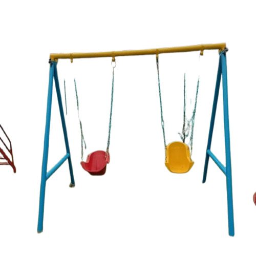 Swing Two Seater Playground Equipment - Premium FRP Steel, Customized Size , Outdoor Seating for Kids Aged 4-8