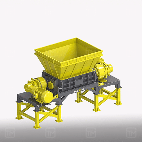 Twin Shaft Shredder - Capacity: 800 Kg/Hr