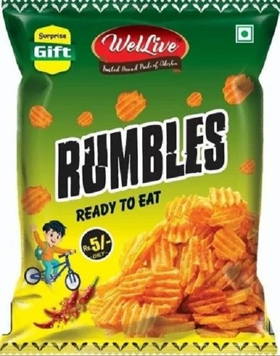 Wellive Rumbles Chips - 15g Masala Flavour, Crunchy Fried Snack | Salty Taste, 12 Months Shelf Life
