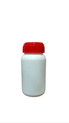 White Pesticide Container - High Density Polyethylene, 250 ML Size, Round Shape, White Color | Standard Dimension for Agricultural Use