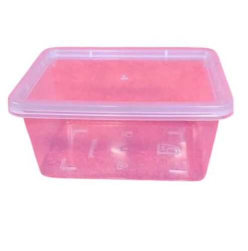500ml Premium Quality Biodegradable Food Storage Box - Compact Leak-Proof Clear Lightweight Versatile Use