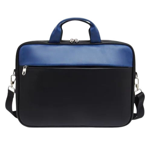 Blue Black Briefcase Bag