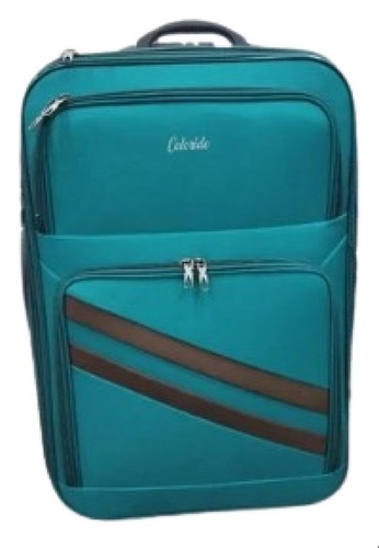 Blue Polyester Luggage Trolley Bag - Various Sizes, Blue | Lightweight, Spacious, Easy to Carry