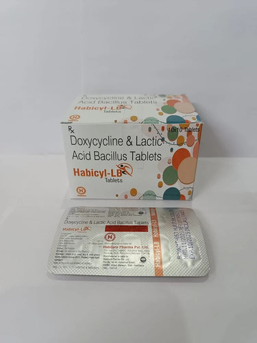 Doxycycline Lactic Acid Bacillus Tablets - Medicine Grade, Prescription Required for Hospital and Clinic Use