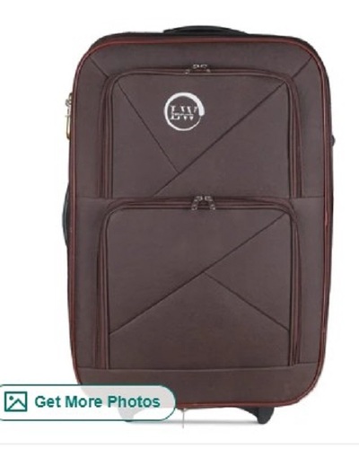 EVA Laminated Brown Luggage Trolley Bag