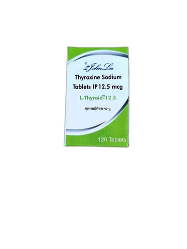L-Thyroid 12.5 Tablets - Medicine Grade, Prescription Required | For Hospital and Clinic Use, Dosage as Per Prescription