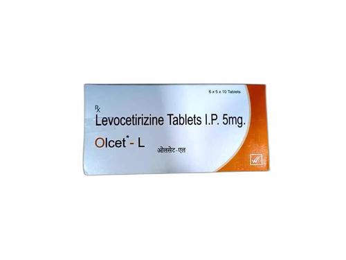 Levocetirizine - 5 Mg Medicine Grade Tablets | For Hospital and Clinic Use, Prescription Required, Store in Cool and Dry Place